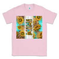 Bubblegum Pink western mother's day mimi with turquoise and sunflowers and leopard tu Classic Tee - TumblerDesignByShophia
