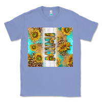 Colony Blue western mother's day mimi with turquoise and sunflowers and leopard tu Classic Tee - TumblerDesignByShophia