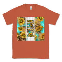 Copper western mother's day mimi with turquoise and sunflowers and leopard tu Classic Tee - TumblerDesignByShophia