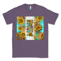 Lavender western mother's day mimi with turquoise and sunflowers and leopard tu Classic Tee - TumblerDesignByShophia