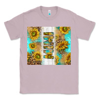 Lilac western mother's day mimi with turquoise and sunflowers and leopard tu Classic Tee - TumblerDesignByShophia