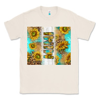 Natural western mother's day mimi with turquoise and sunflowers and leopard tu Classic Tee - TumblerDesignByShophia