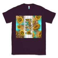 Plum western mother's day mimi with turquoise and sunflowers and leopard tu Classic Tee - TumblerDesignByShophia