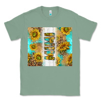 Sage western mother's day mimi with turquoise and sunflowers and leopard tu Classic Tee - TumblerDesignByShophia