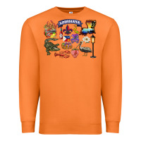 Carrot preview louisiana state Premium Sweatshirt - BarkalooDesign