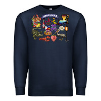 Navy preview louisiana state Premium Sweatshirt - BarkalooDesign