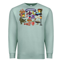 Preview Louisiana State Premium Sweatshirt | Teevron