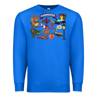 True Royal preview louisiana state Premium Sweatshirt - BarkalooDesign