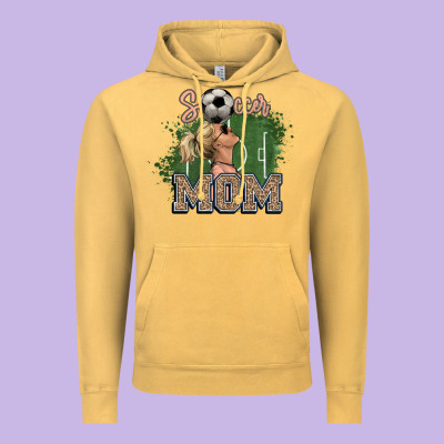 Soccer Mom Mother's Day Vintage Hoodie Designed By Howdyjamesfarm