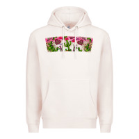 Pale Pink Stuck On You Premium Hoodie - CowhideDigitalArt