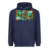 Navy koala cup Heavyweight Hoodie - BarkalooDesign
