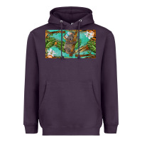 Plum koala cup Heavyweight Hoodie - BarkalooDesign