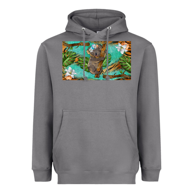 Koala Cup Heavyweight Hoodie by BarkalooDesign | Teevron