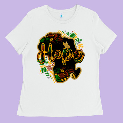 Hope Black History Ladies Tee Designed By Nancycooperartshop