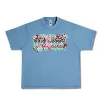 Pebble Blue stronger than cancer cancer awareness Urban Heavy Tee - CowGirlArtShop