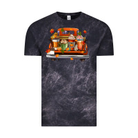 Cloud Black coffee cups truck Vintage Tee - CowGirlArtShop