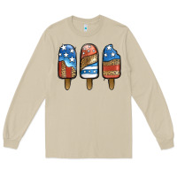 Mushroom Patriotic Leopard Popsicles Long Sleeve Tee - Jasminsmagicworld