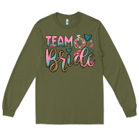 Army Green team bride Long Sleeve Tee - OliviaCreatesArt