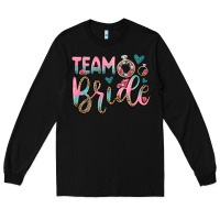 Black team bride Long Sleeve Tee - OliviaCreatesArt