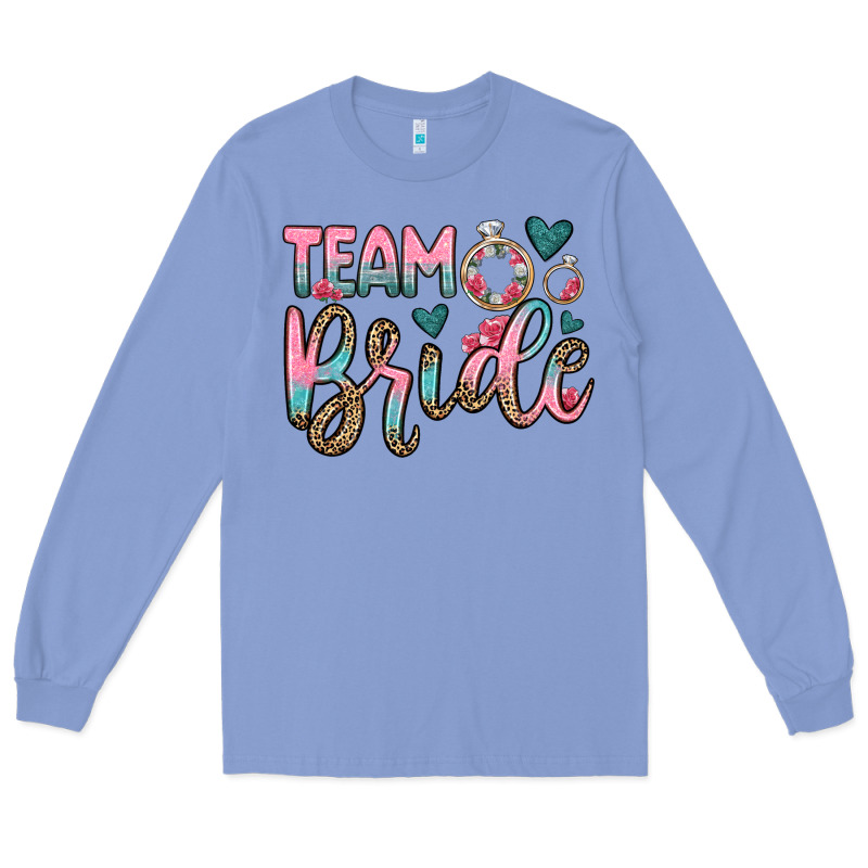 Team Bride Long Sleeve Tee by OliviaCreatesArt | Teevron