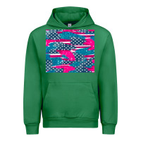 Emerald usa flag Urban Hoodie - AdoDesignShop
