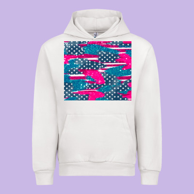 Usa Flag Urban Hoodie Designed By Adodesignshop