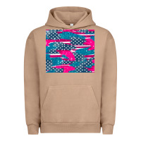 Pigment Burro usa flag Urban Hoodie - AdoDesignShop