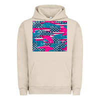 Pigment French Oak usa flag Urban Hoodie - AdoDesignShop