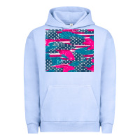 Pigment Grape Ice usa flag Urban Hoodie - AdoDesignShop