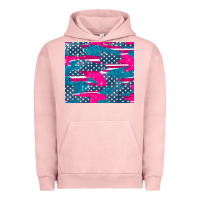 Pigment Salmon usa flag Urban Hoodie - AdoDesignShop