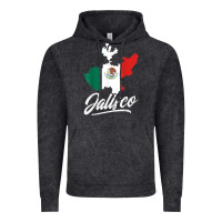 Vintage Black Mexico Jalisco Mexican Flag Gift Vintage Hoodie - trangStudio