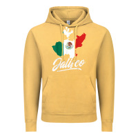 Vintage Mustard Mexico Jalisco Mexican Flag Gift Vintage Hoodie - trangStudio