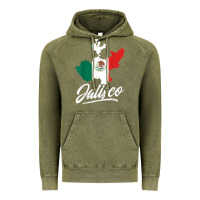 Vintage Olive Mexico Jalisco Mexican Flag Gift Vintage Hoodie - trangStudio