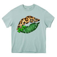 Arona St. Patricks Day Leopard Lips Heavy Core Tee - Bettercallsaul