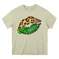 Mossy St. Patricks Day Leopard Lips Heavy Core Tee - Bettercallsaul