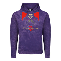 Cloud Purple V For Vendetta Freedom Forever Vintage Hoodie - trangStudio