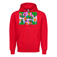 Red Chameleon Zipper Hoodie - Artiststas