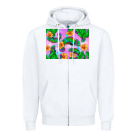 White Chameleon Zipper Hoodie - Artiststas