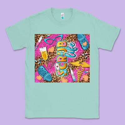 Scrub Life Tumbler Tbs Classic Tee Designed By Tumblerdesignbyshophia