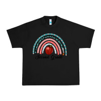 Black second grade rainbow Urban Heavy Tee - RanaPortraitStore