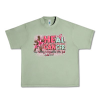 Oil Green heal cancer luke 1 37 Urban Heavy Tee - CowGirlArtShop