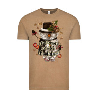 Vintage Coffee walking in a winter wonderland Vintage Tee - CowGirlArtShop