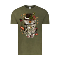 Vintage Olive walking in a winter wonderland Vintage Tee - CowGirlArtShop