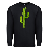 Black cactus Premium Sweatshirt - BarkalooDesign