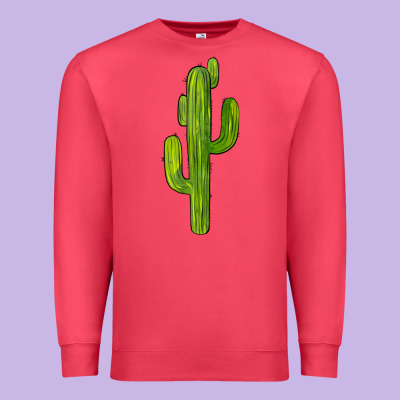 Cactus Premium Sweatshirt Designed By Barkaloodesign