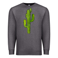 Charcoal Heather cactus Premium Sweatshirt - BarkalooDesign
