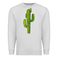 Dove Grey cactus Premium Sweatshirt - BarkalooDesign