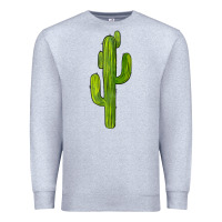 Heather Grey cactus Premium Sweatshirt - BarkalooDesign