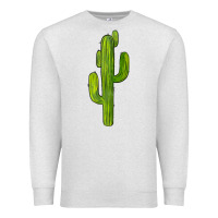 Oatmeal Heather cactus Premium Sweatshirt - BarkalooDesign