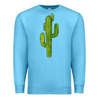 Ocean Blue cactus Premium Sweatshirt - BarkalooDesign